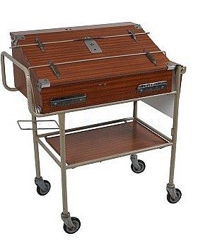 Drug Trolley Rosewood Veneer